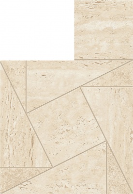 Керамогранит MARVEL TRAVERTINE Sand Mosaico Tessellation AF9H 22x26