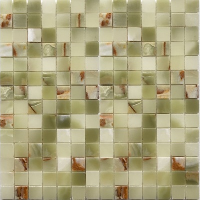 Мозаика 20х20 Green Onyx (JMST21205) 305X305X7, натур. мрамор С0004727