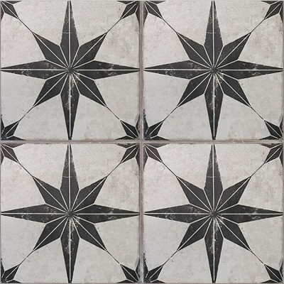 Керамогранит ETILI Seramik SCINTILLA Black Pre-cut 45x45