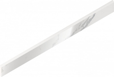 Italon 610130007472 Stellaris Statuario White Battiscopa Lapp 7.2x80