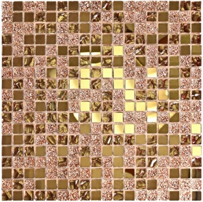 Плитка декоративная стеклянная Mirror Bronze 300*300