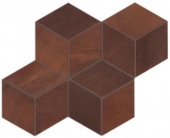 Мозаика Atlas Concorde Italy A0UP Blaze Corten Mosaico Esagono Matt 30x35