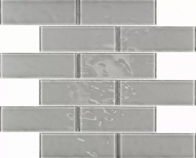 Плитка декоративная стеклянная Rumba Grey 4*48*148 300*300