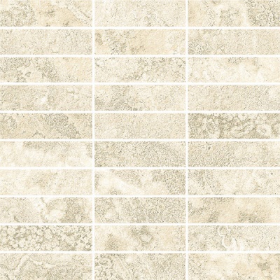 Мозаика ITALGRANITI I CEMENTI Muretto Bianco Cross Cut 9mm TR02MB9 30x30