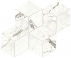 Мозаика Atlas Concorde Italy A419 Marvel Statuario Supremo Mosaico Esagono Matt 30x35