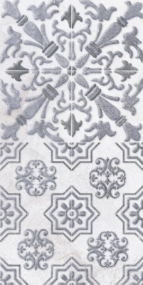 Плитка Lasselsberger 1641-0091 Декор 1 Кампанилья серый 20х40